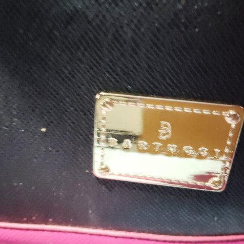 Bartuggi handbag black and pink, vintage, zipper not working