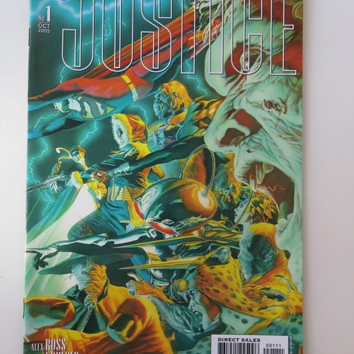 Justice complete set #01-12 near mint, Alex Ross art, English