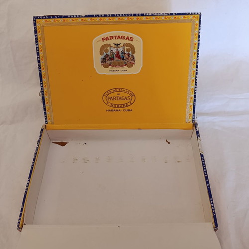 Partagás Mille Fleurs Cigar Box 25’s used, authentic Cuban 2023 edition