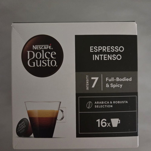 Espresso Intenso coffee capsules pack of 16 new