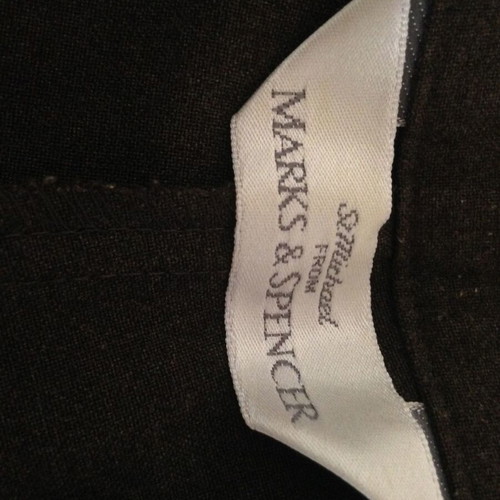 Corduroy pants Marks & Spencer used, dark green, size 40