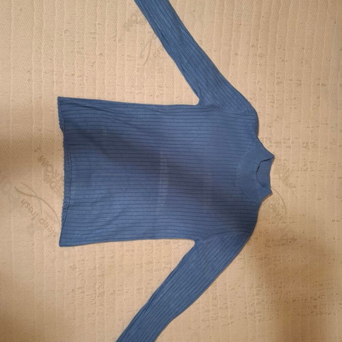 Baby Blue viscose half-turtleneck like new