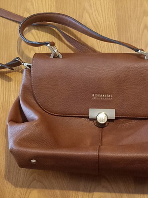 Hispanitas women's shoulder and handbag, brown/tan