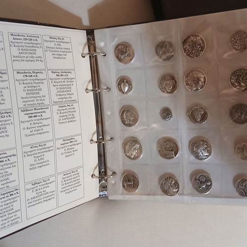 The 100 Most Beautiful Ancient Greek Coins, luxury case with explanatory texts