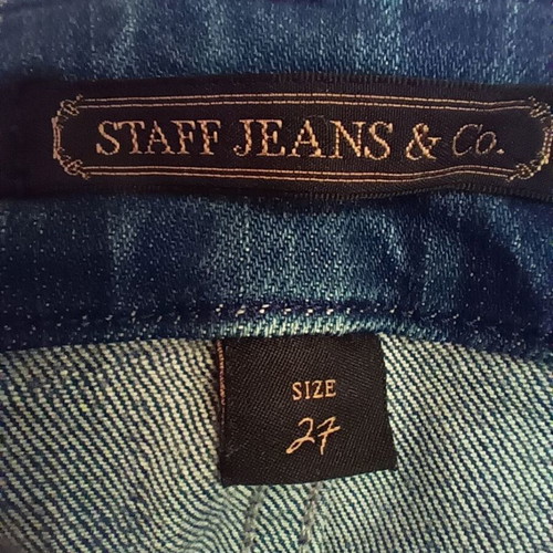 Staff women's jeans like new, low rise, size 27, blue