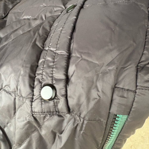 Firetrap women's jacket with goose down, new, size 10, grey/navy with green interior