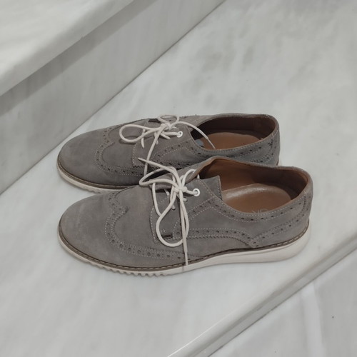 Men's loafers Gianna Kazakou grey suede genuine leather size 42 like new
