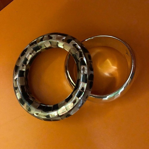 Celluloid bracelets like new, pack of 4, for all seasons