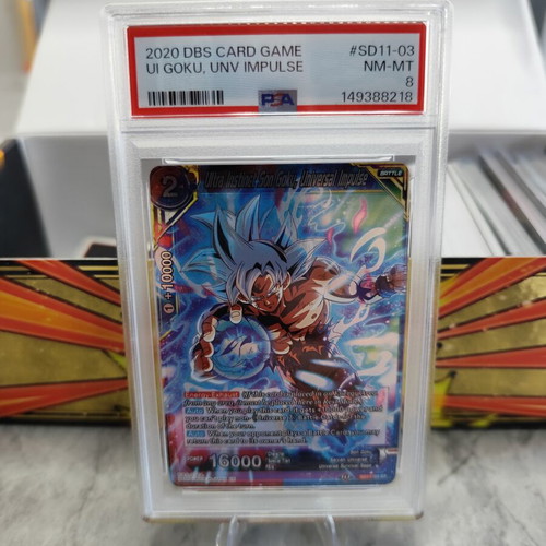 Dragonball Super TCG Masters UI Goku Universal Impulse PSA 8 card