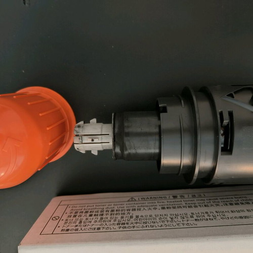 Toner cartridge used, empty