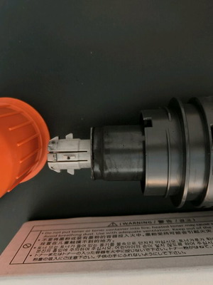 Toner cartridge used, empty