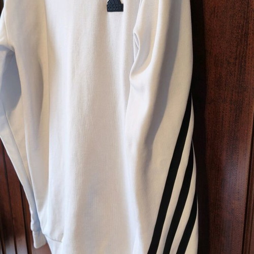 Adidas Future Icons 3-Stripes Hoodie size M like new, white