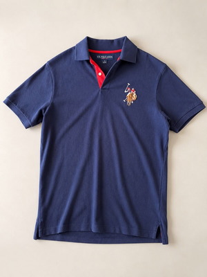 U.S. Polo Assn. Polo Shirt Size L New Dark Blue