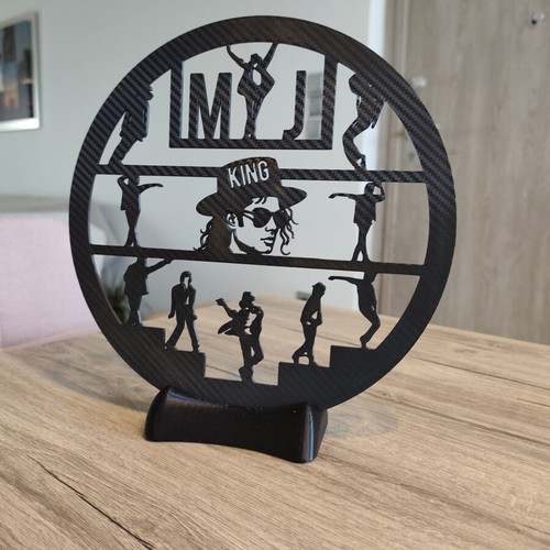Michael Jackson 3D printed decorative stand new