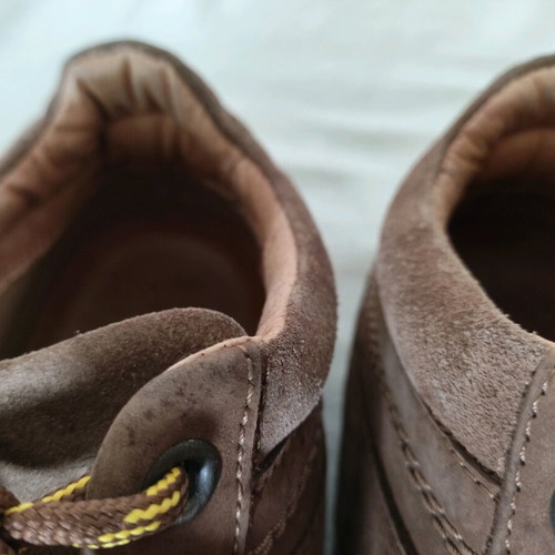 Mens suede shoes like new, brown, size 45 On the Road