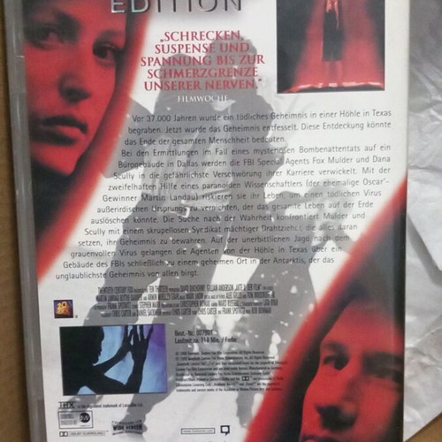 The X-Files Movie videocassette new