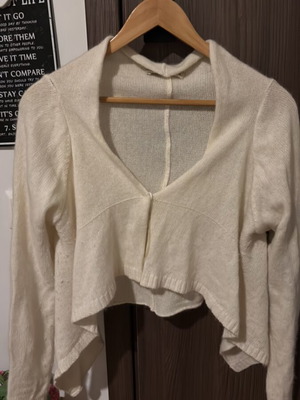 Ankora cardigan used, size M, white, BSB