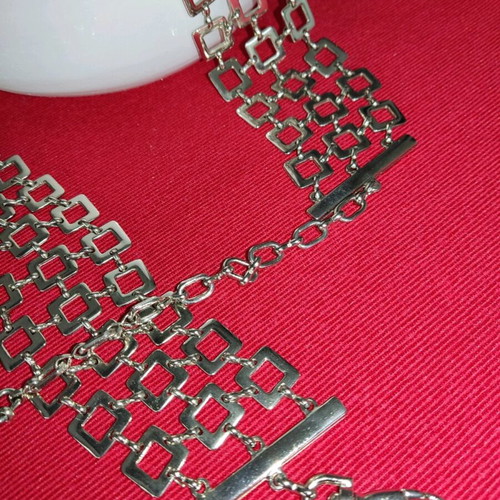 Women's inox belt like new, silver