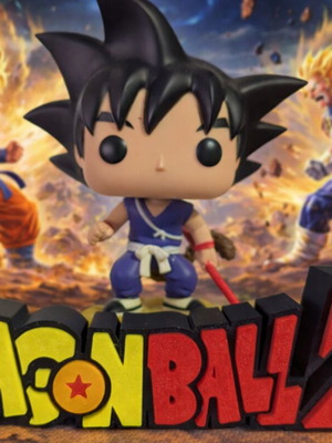 DragonBall Z logo new 18 x 8 cm
