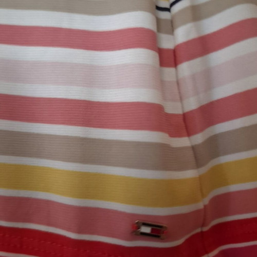 Tommy Hilfiger sleeveless blouse, multicolor, gold buttons