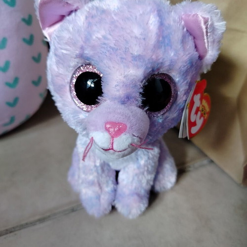 Ty Beanie Boos Cassidy the Cat plush toy new, 6 inch