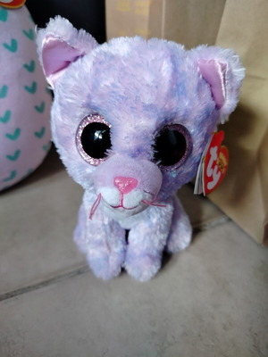 Ty Beanie Boos Cassidy the Cat plush toy new, 6 inch