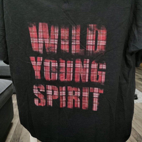 T shirt used, size L, black