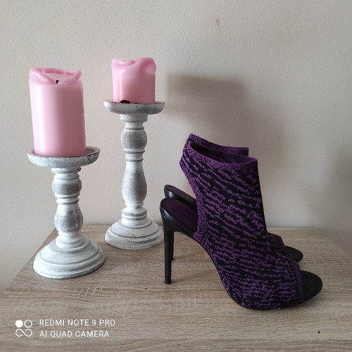 Zara Woman heels used, size 39, purple