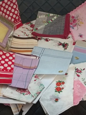 Cotton handkerchiefs new with beautiful patterns