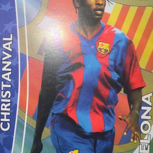 Football cards album, pack of seven, early 2000s