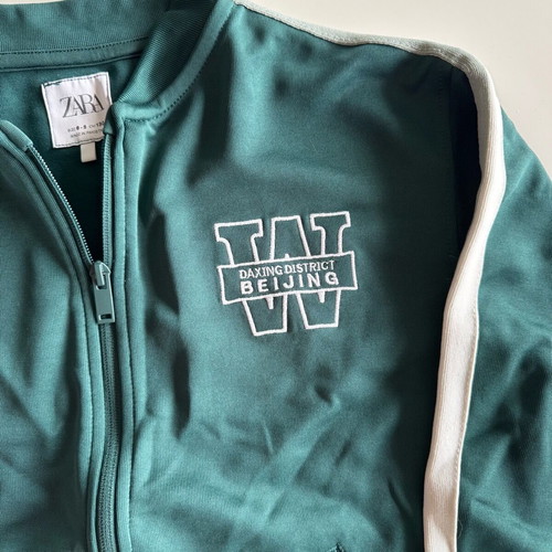 ZARA kids tracksuit set 8-9 years like new, green unisex