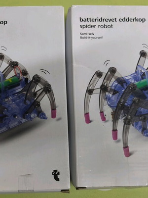 2 παιχνίδια Ηλεκτρονική Αράχνη Ρομπότ εκπαιδευτικό καινούργιο