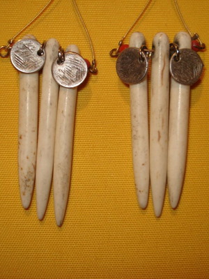 Vintage unique earrings used