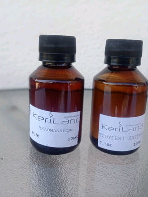 Candle fragrances new, Melomakarono and Chestnut Tsoureki