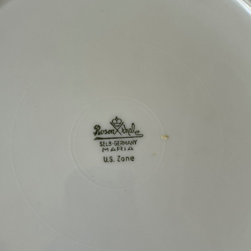 Rosenthal plate used, antique 1946-1949, 25 cm diameter