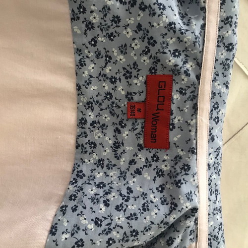 Glou medium shirt like new with floral inner detail