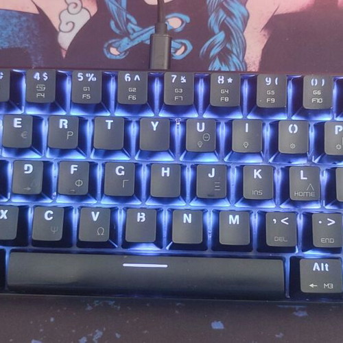 Motospeed CK61 mechanical keyboard like new