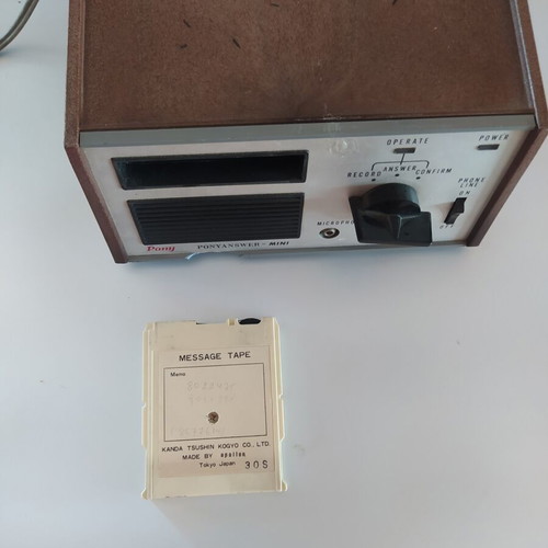 Pony cassette answering machine used