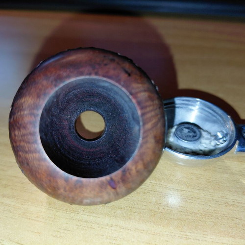 Falcon tobacco pipe new with three bowls Genoa, Dublin, Apple