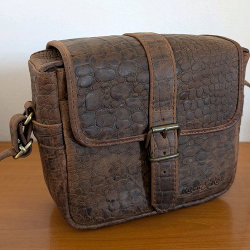 Rock & Roll leather camera bag used