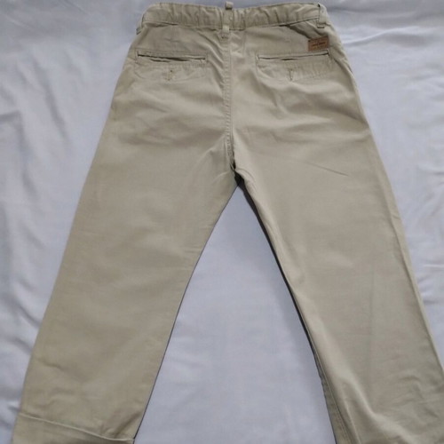 Zara fabric pants 5-6 years like new, beige, 116 cm