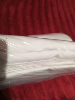 Two white super king duvet covers like new