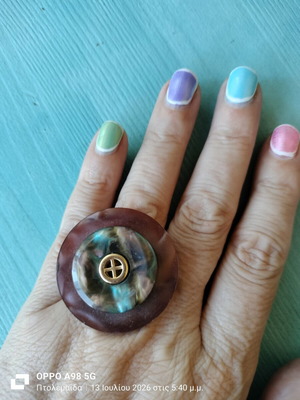 Handmade rings set of two