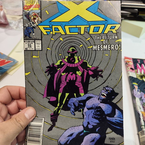 Marvel comics used, set of five with some wear