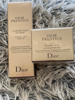 Dior Prestige La Micro-Huile de Rose Advanced Serum 50ml και Le Concentré Yeux Refill 15ml