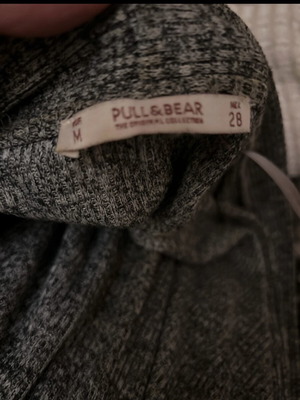 Gray long cardigan like new Pull & Bear