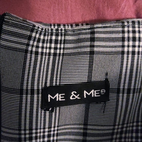 Gray Plaid Pleated Mini Skirt Me&Me like new with belt loops