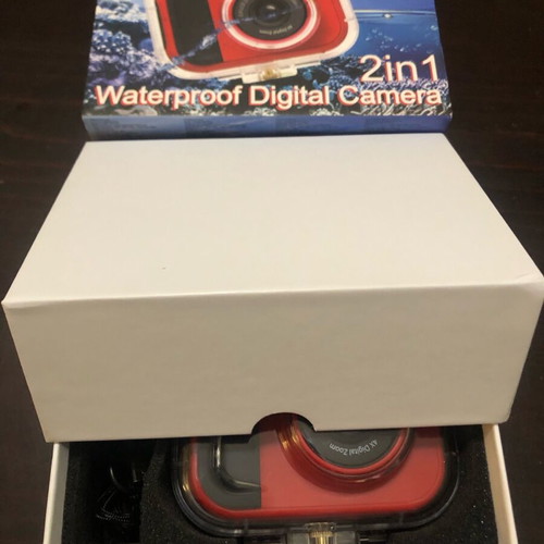Lamtech 2in1 Waterproof Digital Camera Red