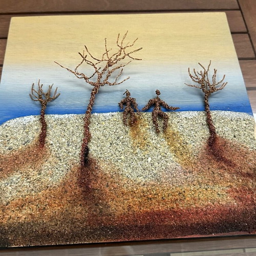 Mixed media artwork by Christos Efstathiou like new