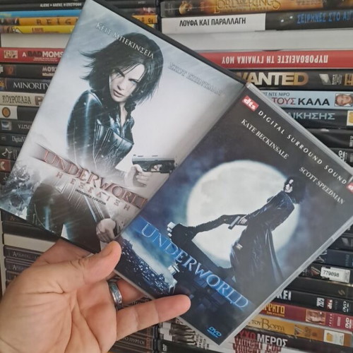 Underworld DVD set of 2 movies used, subtitles, drama thriller horror